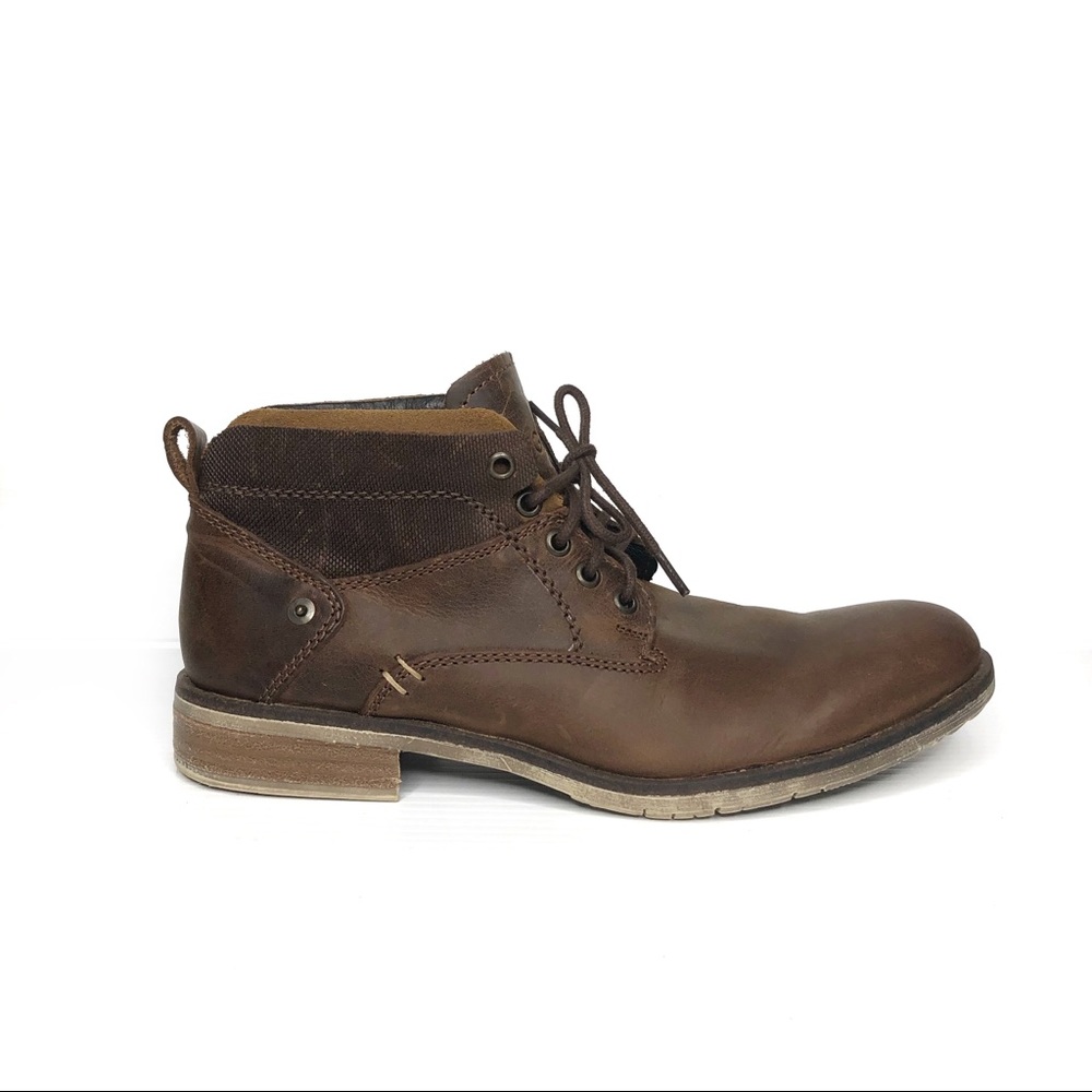 GBX Men’s Leather Brown Pinewood Chukka Boots